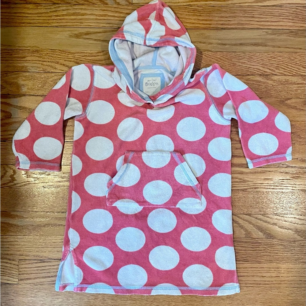 Mini Boden Toweling Hoodie